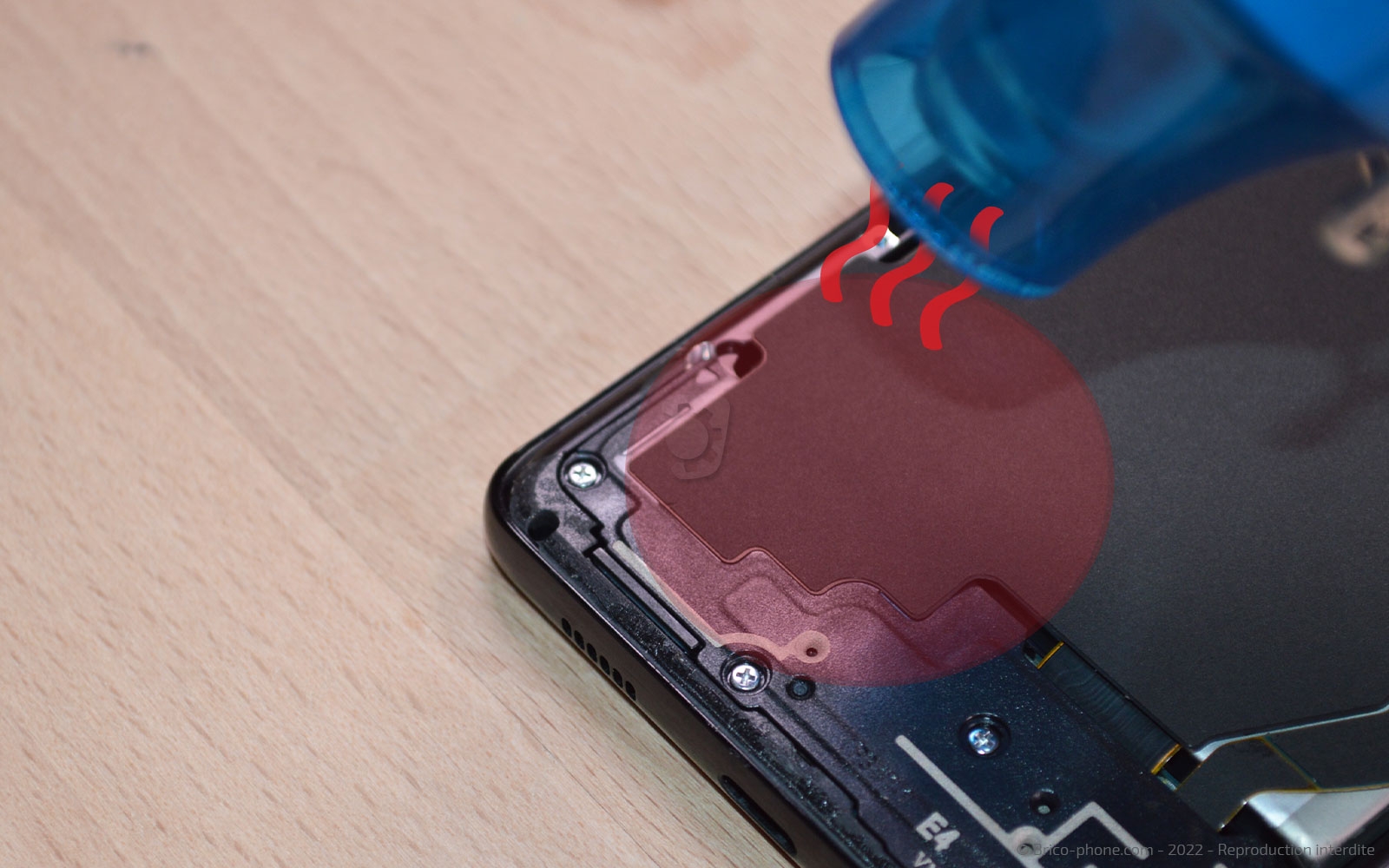 Comment changer le bloc écran sur Galaxy S21 Ultra photo 1