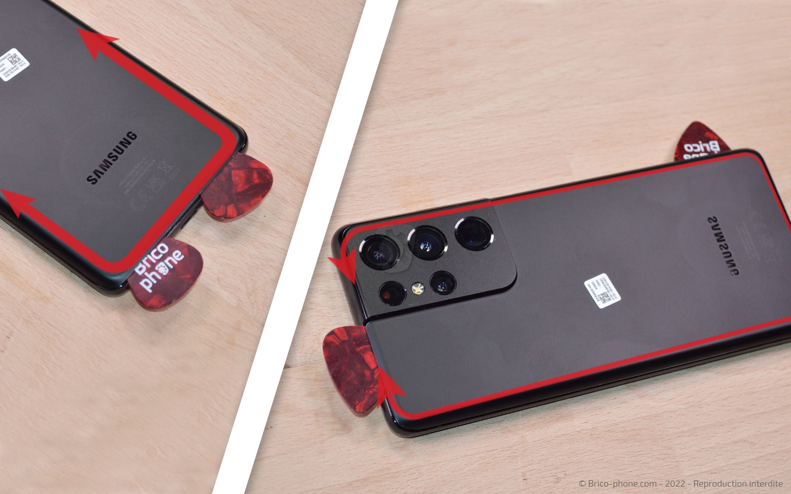 Comment changer la vitre arrière sur Galaxy S21 Ultra photo 2