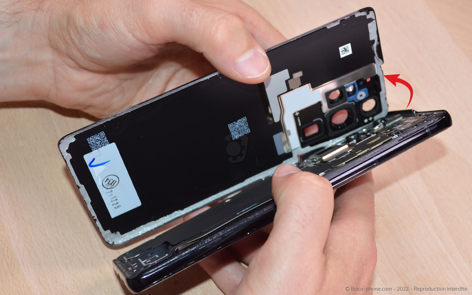 Comment remplacer le connecteur de charge sur Galaxy S21 Ultra photo 3