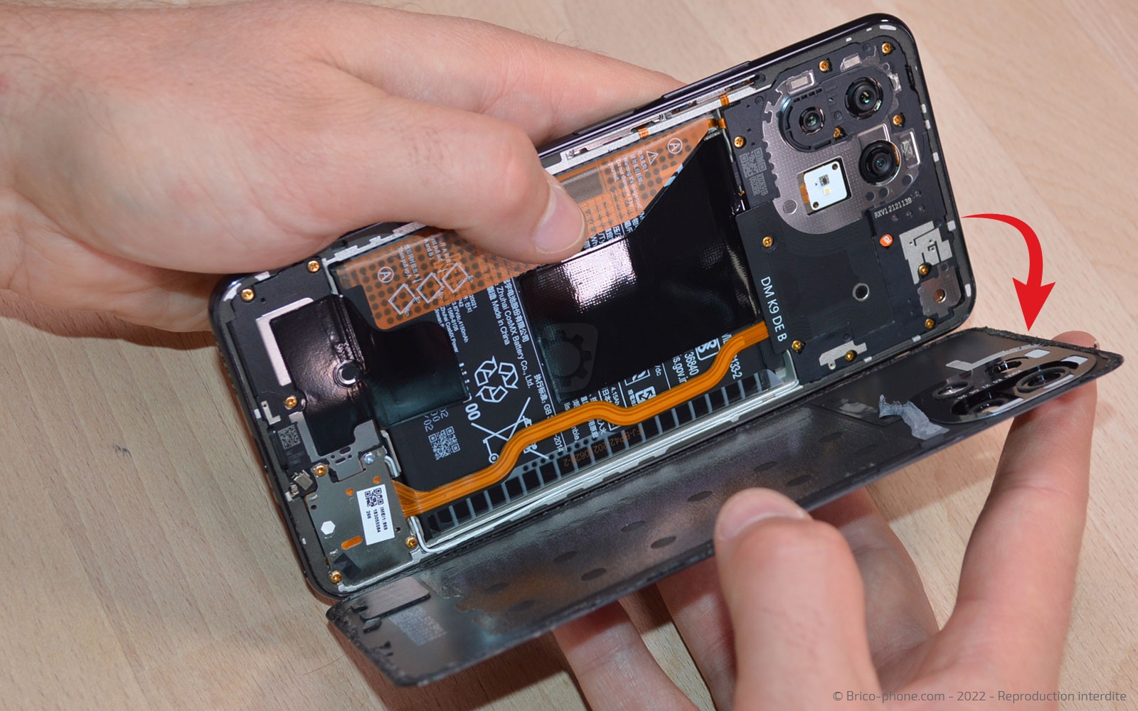 Comment changer la batterie sur Mi 11 Lite 5G photo 4