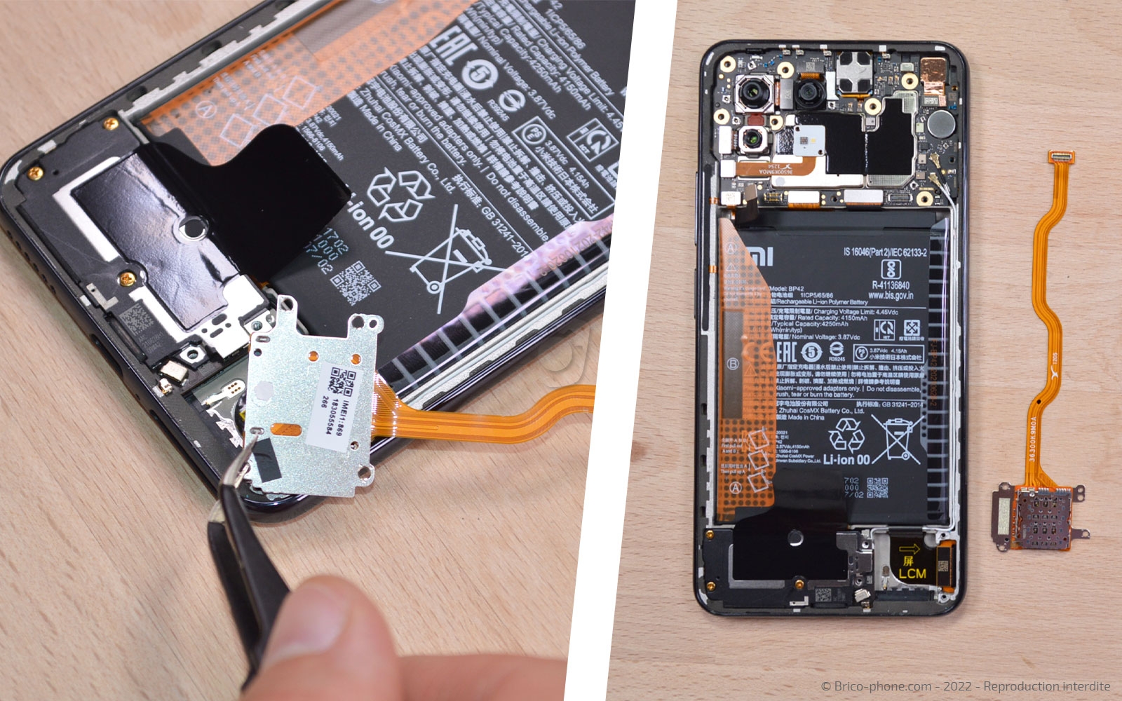 Comment changer la batterie sur Mi 11 Lite 5G photo 3
