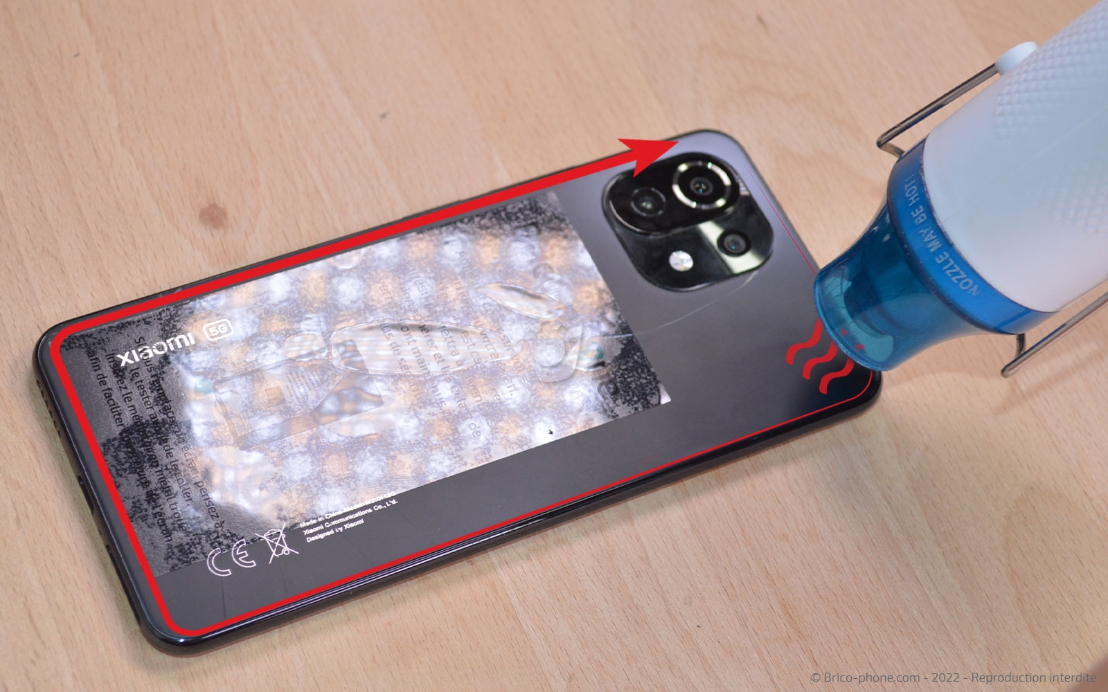 Comment changer l'écran seul (vitre + LCD) sur Mi 11 Lite 5G photo 2