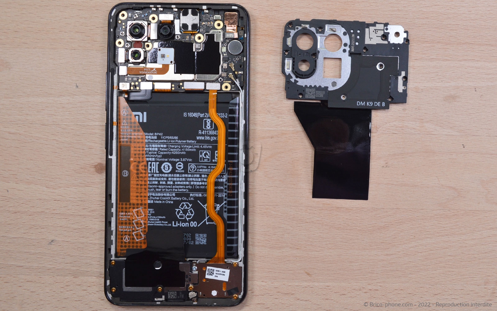 Comment changer l'écran seul (vitre + LCD) sur Mi 11 Lite 5G photo 3