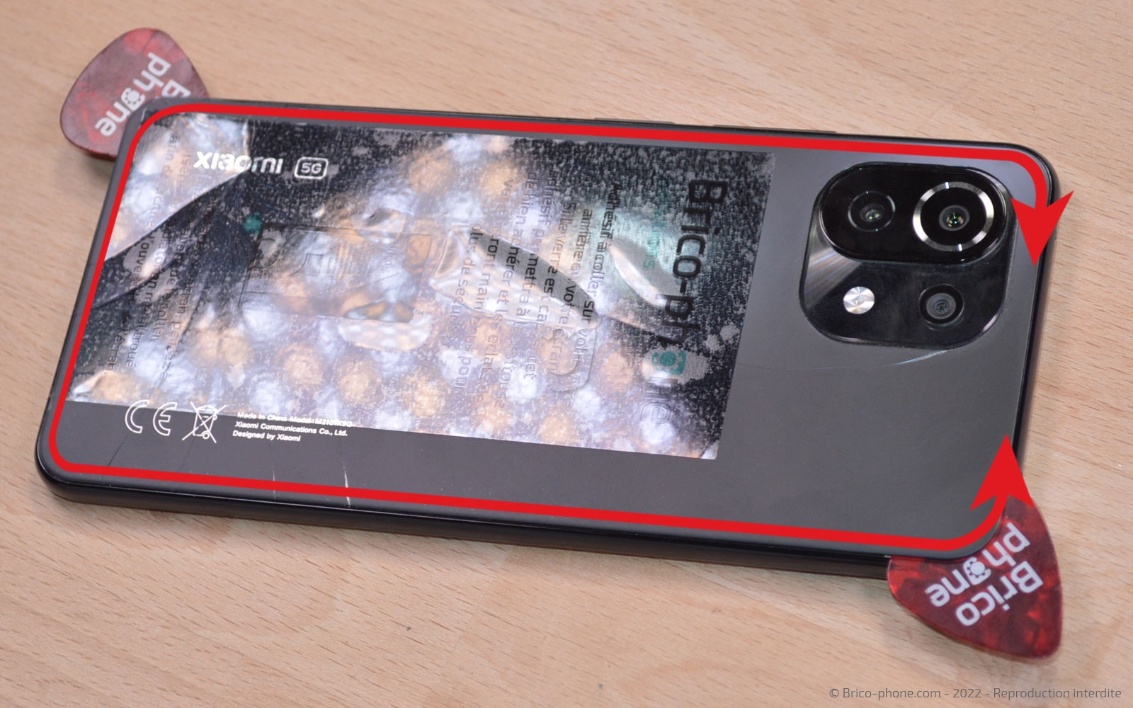 Comment changer l'écran seul (vitre + LCD) sur Mi 11 Lite 5G photo 3