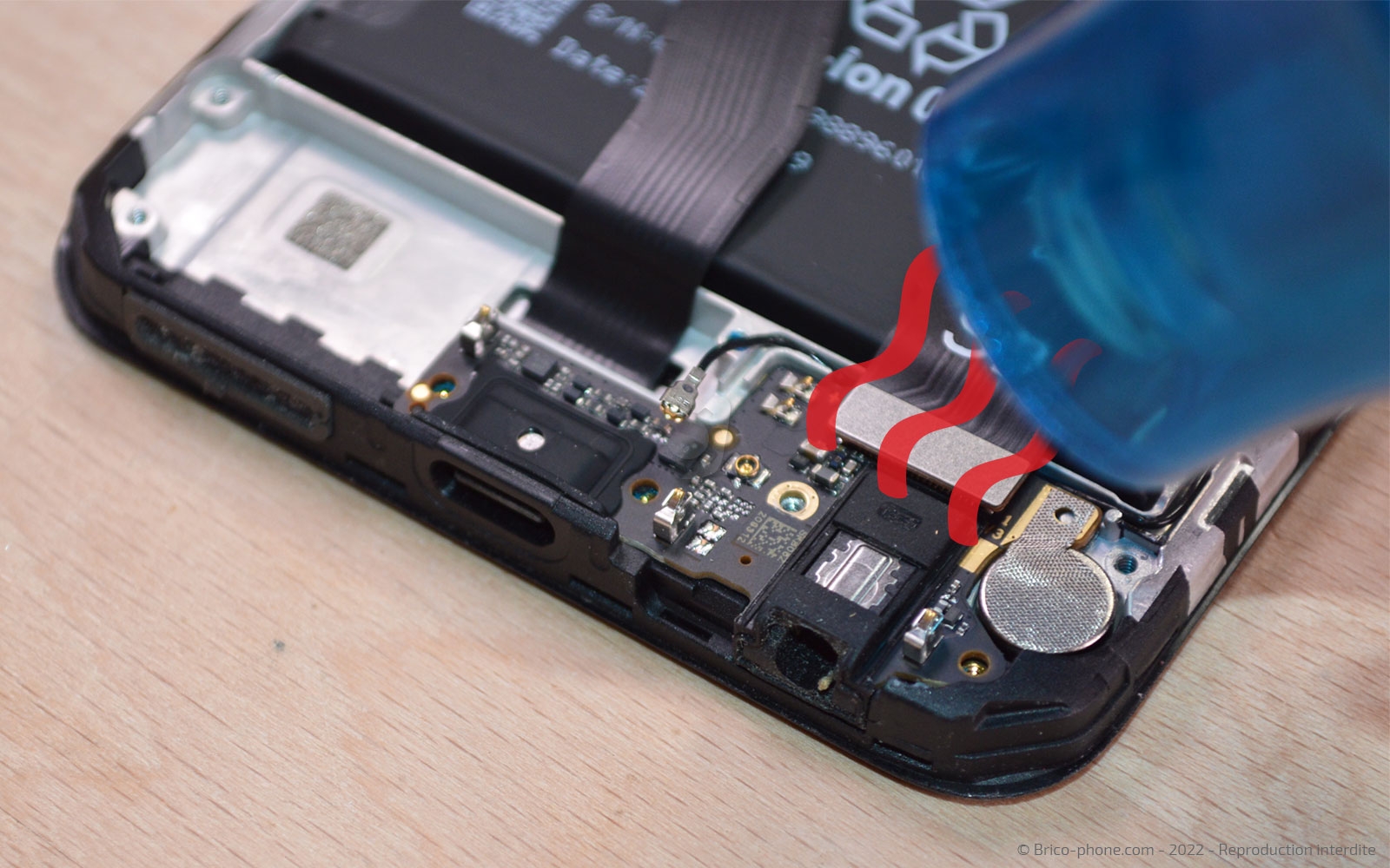 Comment changer le connecteur de charge sur Redmi 9 photo 1