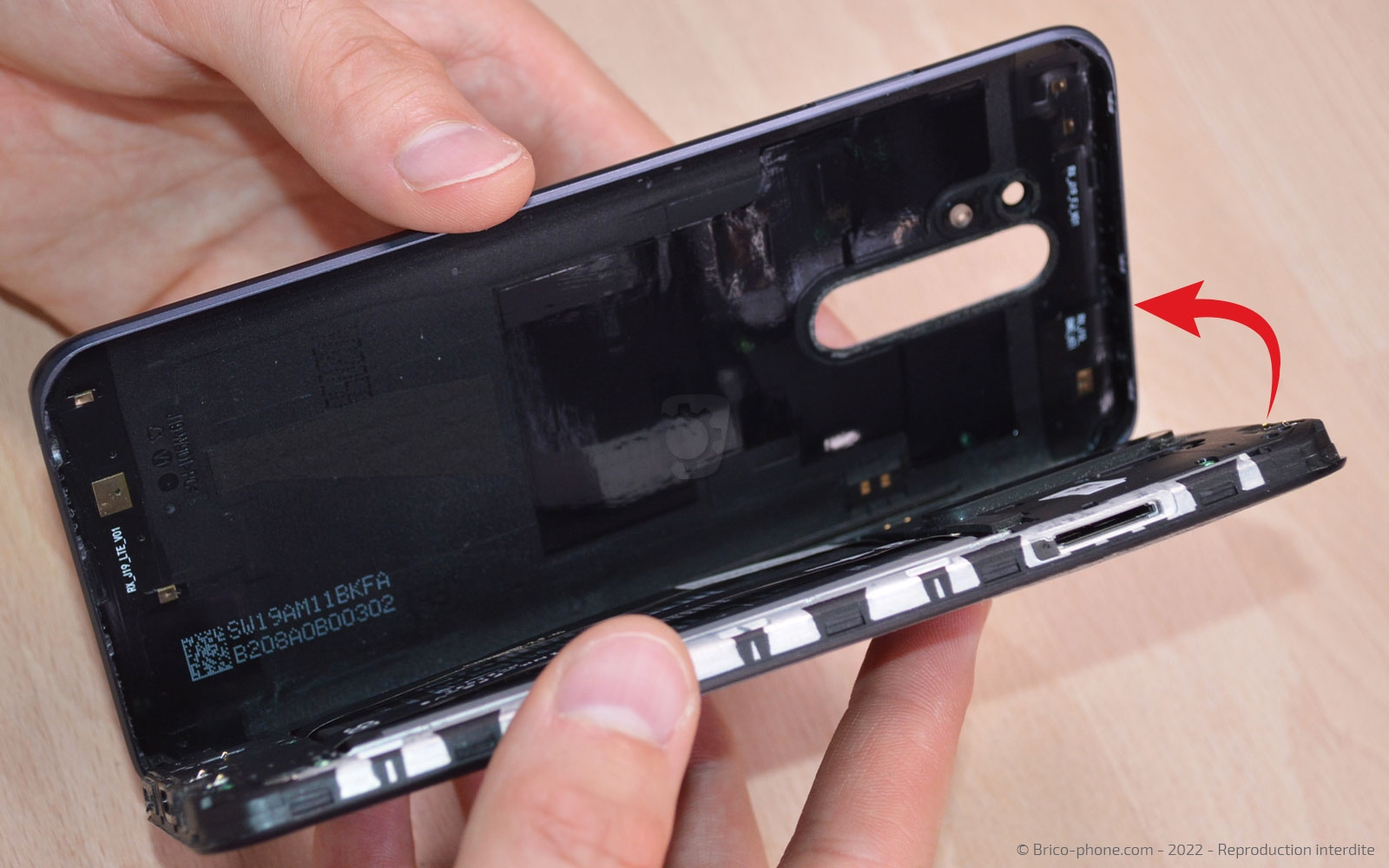 Comment remplacer l'écran complet sur Redmi 9 photo 4