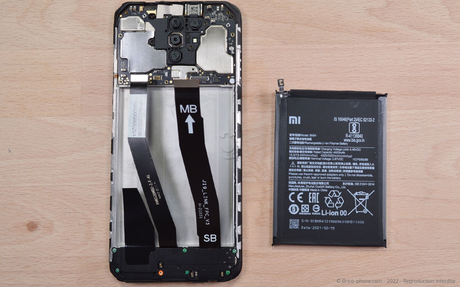 Comment remplacer l'écran complet sur Redmi 9 photo 4