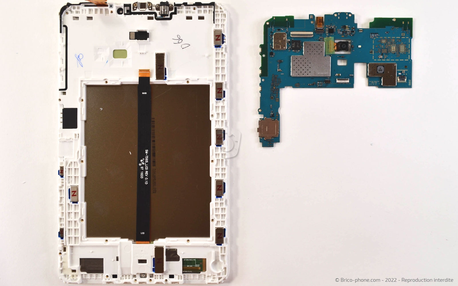 Comment réparer le bloc écran  sur Galaxy Tab A 10-1 2016 (SM-T580) photo 4