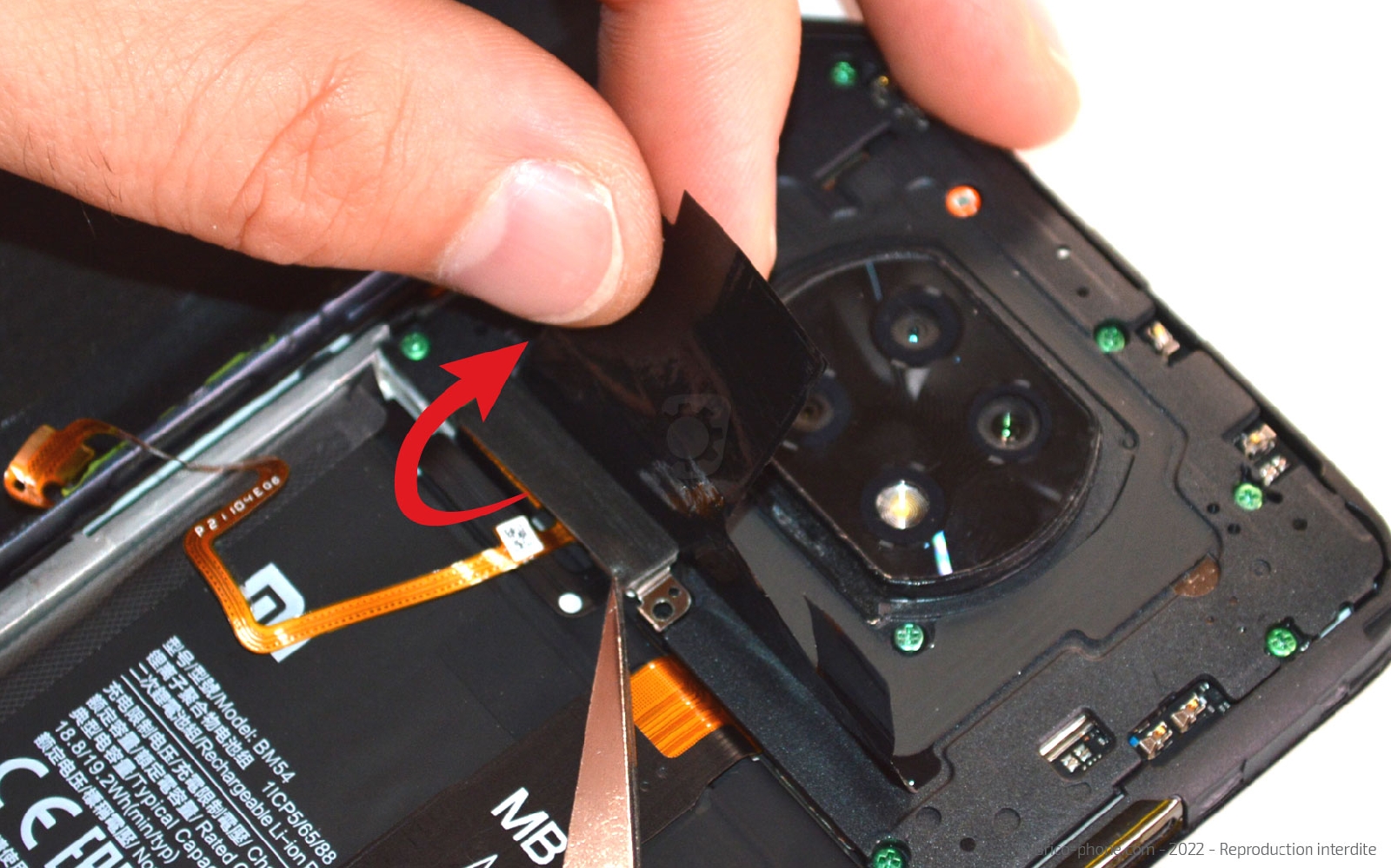 Comment changer la batterie sur Redmi note 9T photo 2