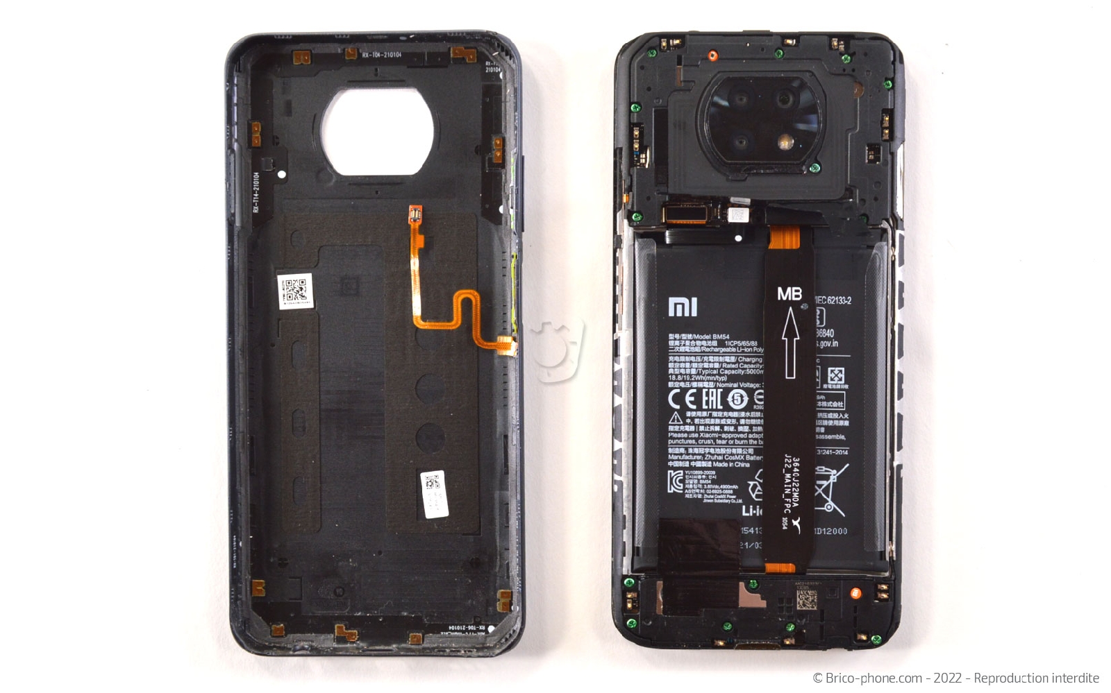 Comment changer la batterie sur Redmi note 9T photo 4