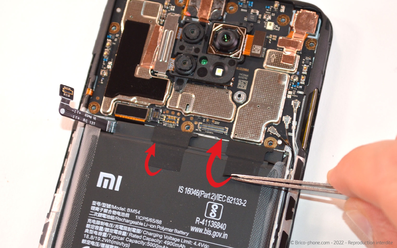 Comment changer la batterie sur Redmi note 9T photo 1