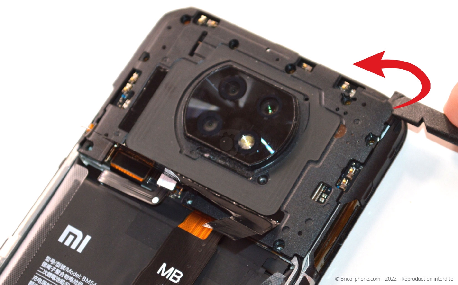 Comment changer la batterie sur Redmi note 9T photo 2