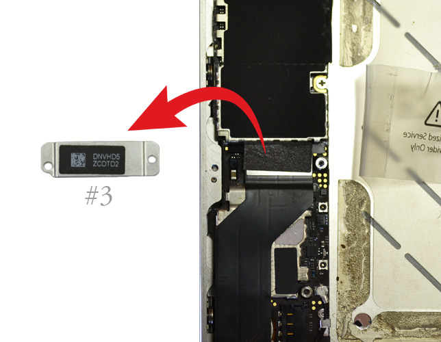 Changement du haut-parleur interne sur iPhone 4S photo 1