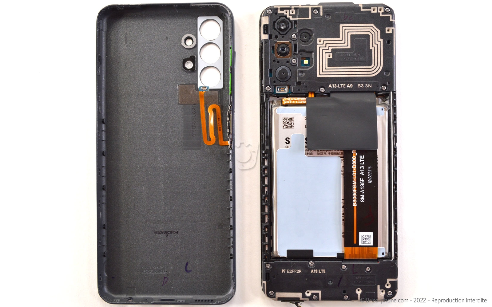 Comment changer le bloc écran sur Galaxy A13 photo 4