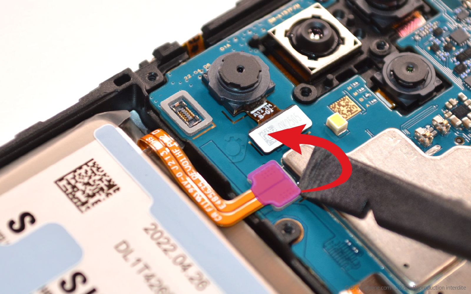 Comment changer la batterie sur Galaxy A13 photo 1