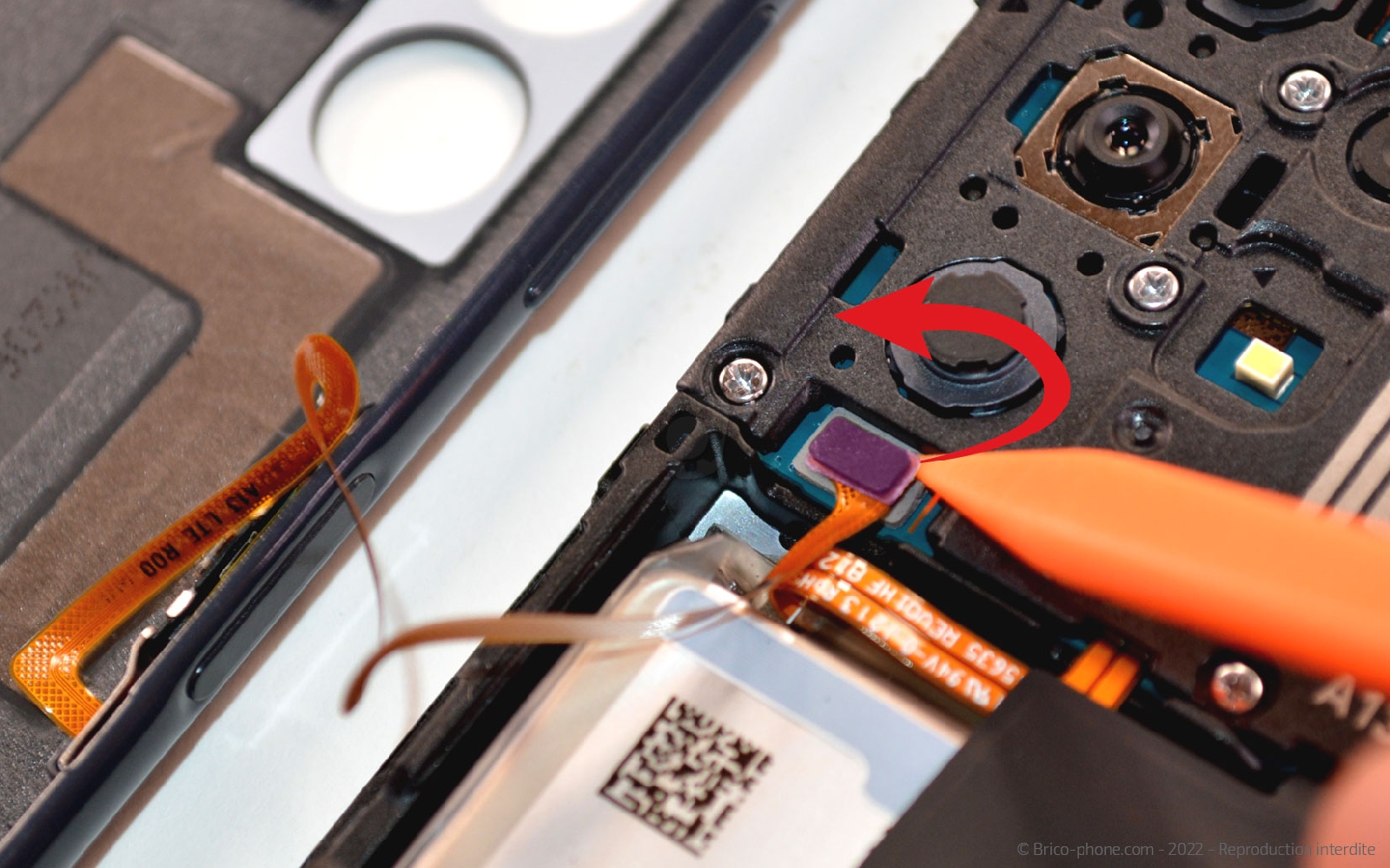 Comment changer la batterie sur Galaxy A13 photo 3