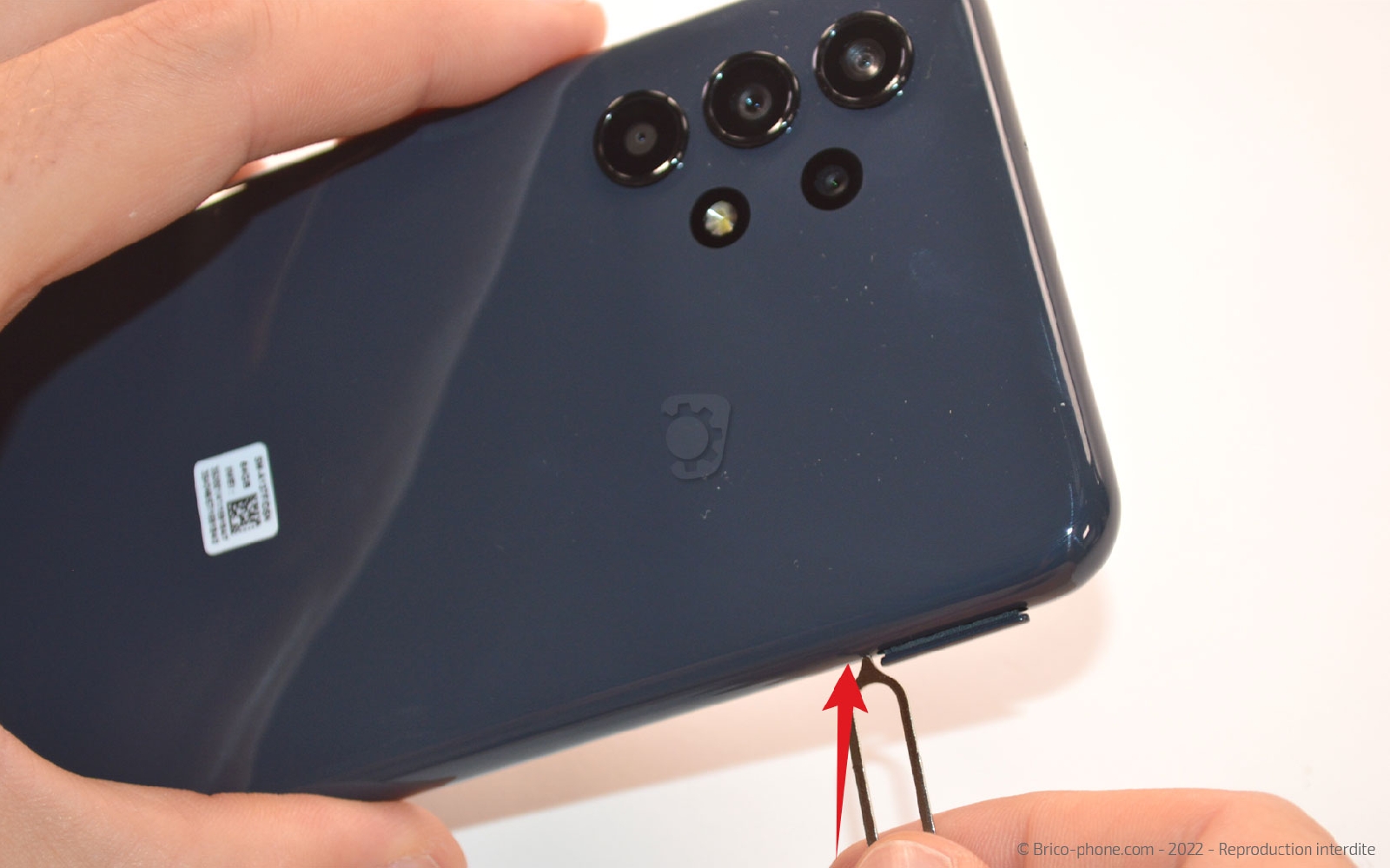 Comment changer la batterie sur Galaxy A13 photo 1