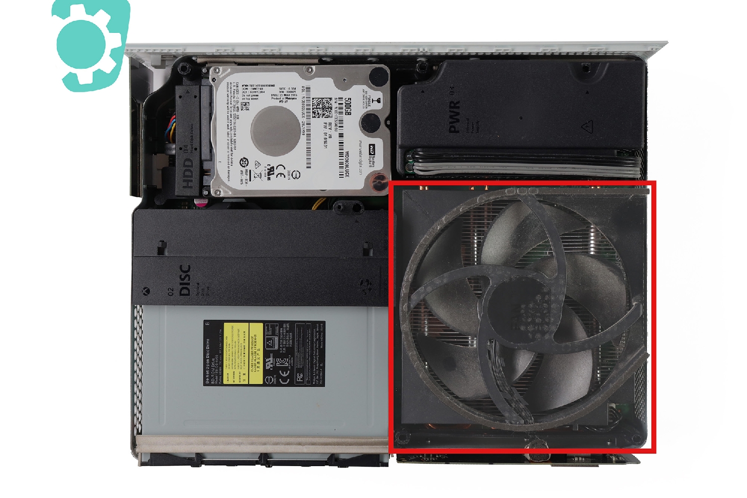  Ventilateur / Carte mère sur Xbox One S photo 1