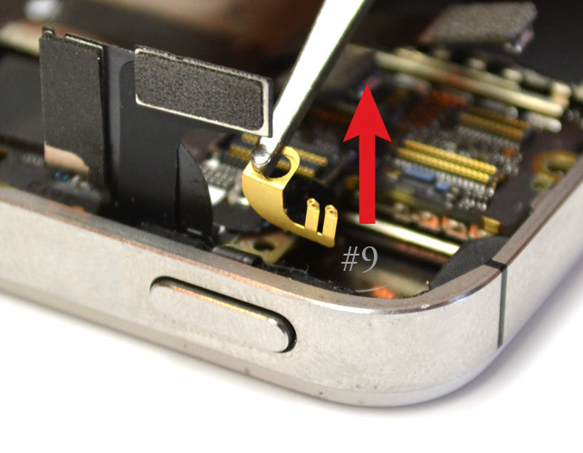 Changement de nappe prise Jack, mute et volume sur iPhone 4S photo 1