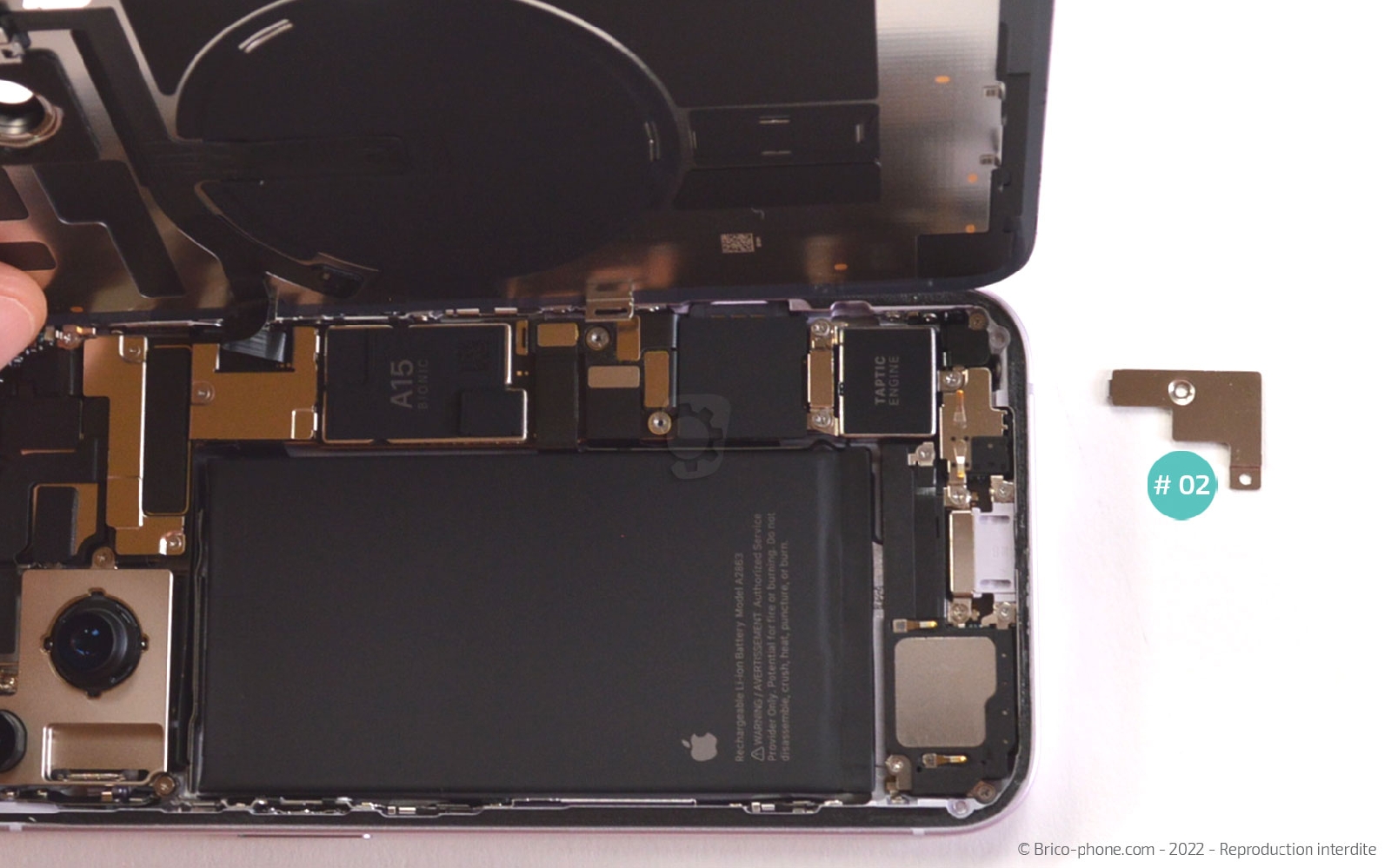 Comment changer l'écran  sur iPhone 14 photo 3