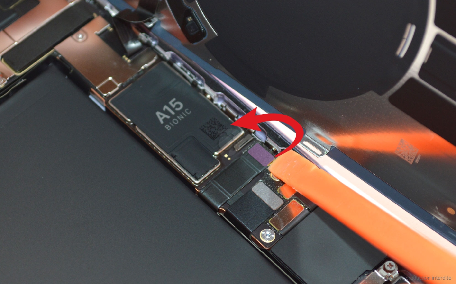 Comment changer l'écran  sur iPhone 14 photo 4