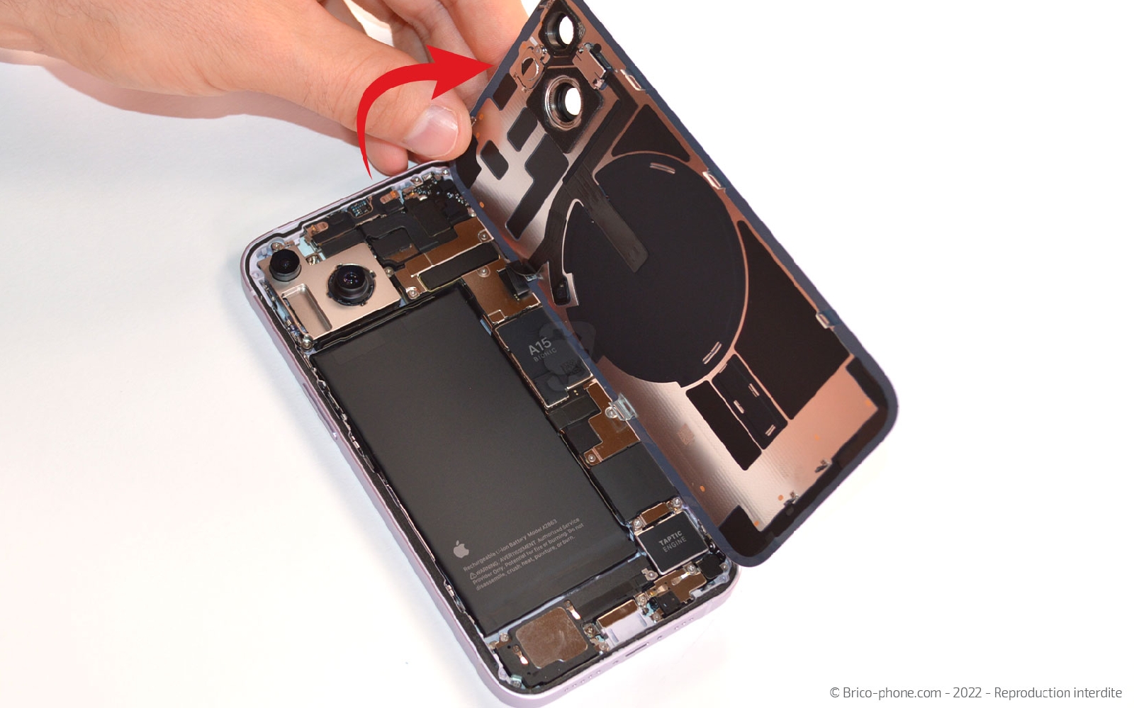 Comment changer l'écran  sur iPhone 14 photo 2