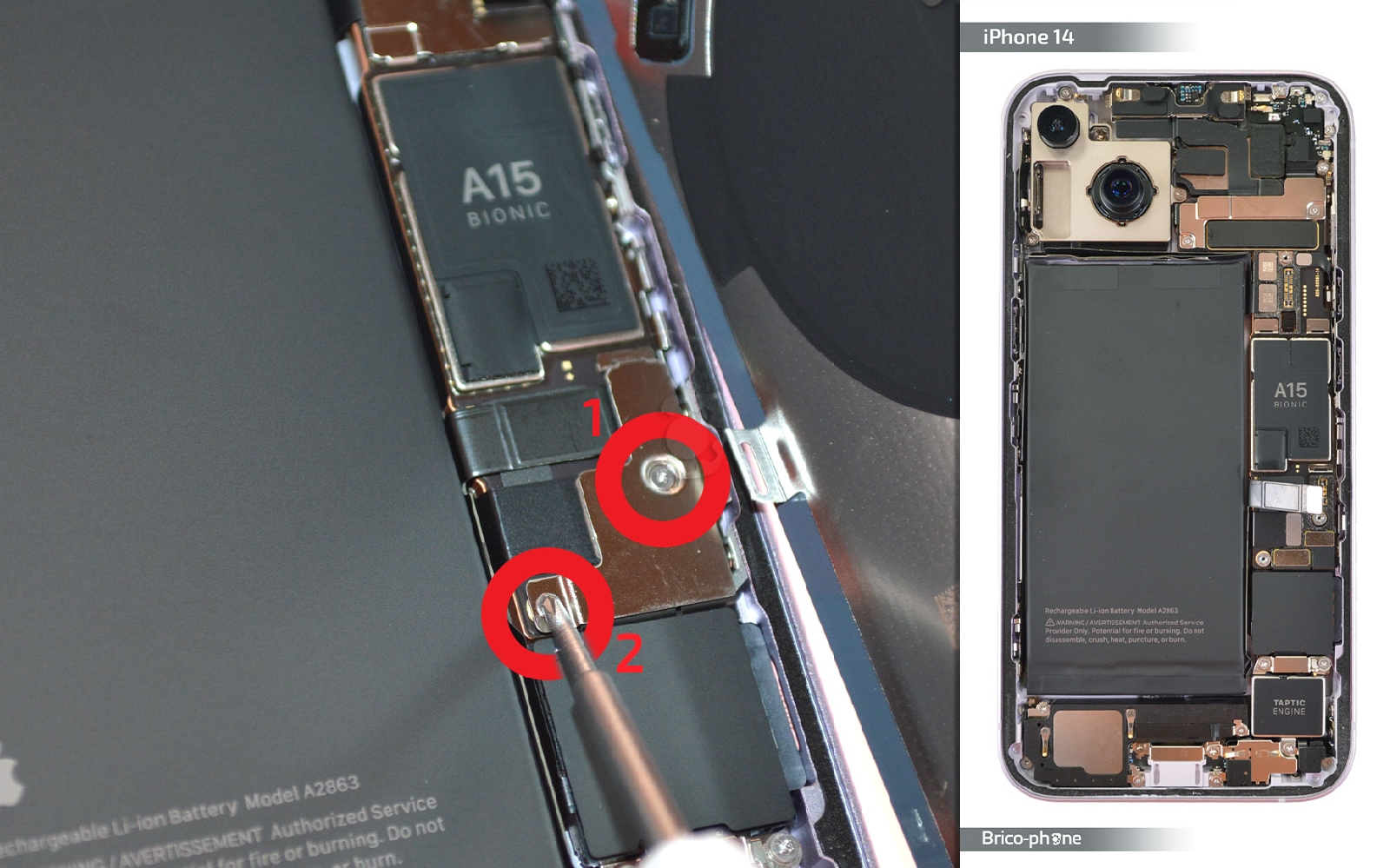 Comment changer le connecteur de charge sur iPhone 14 photo 1