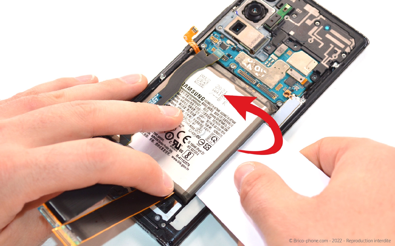 Comment changer la batterie sur Galaxy Note 20 Ultra 5G photo 2