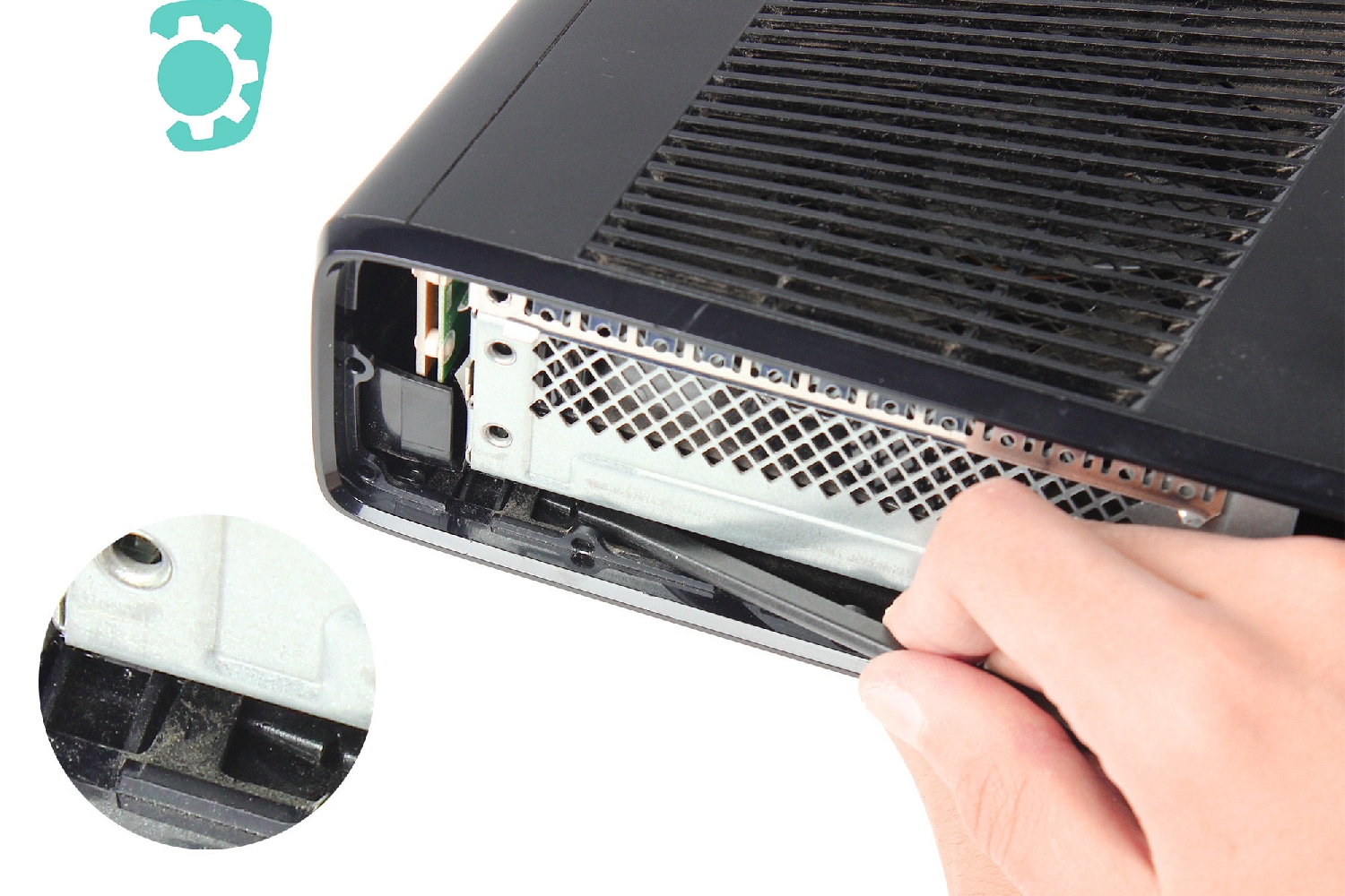 Bloc optique sur Xbox 360 Slim photo 3