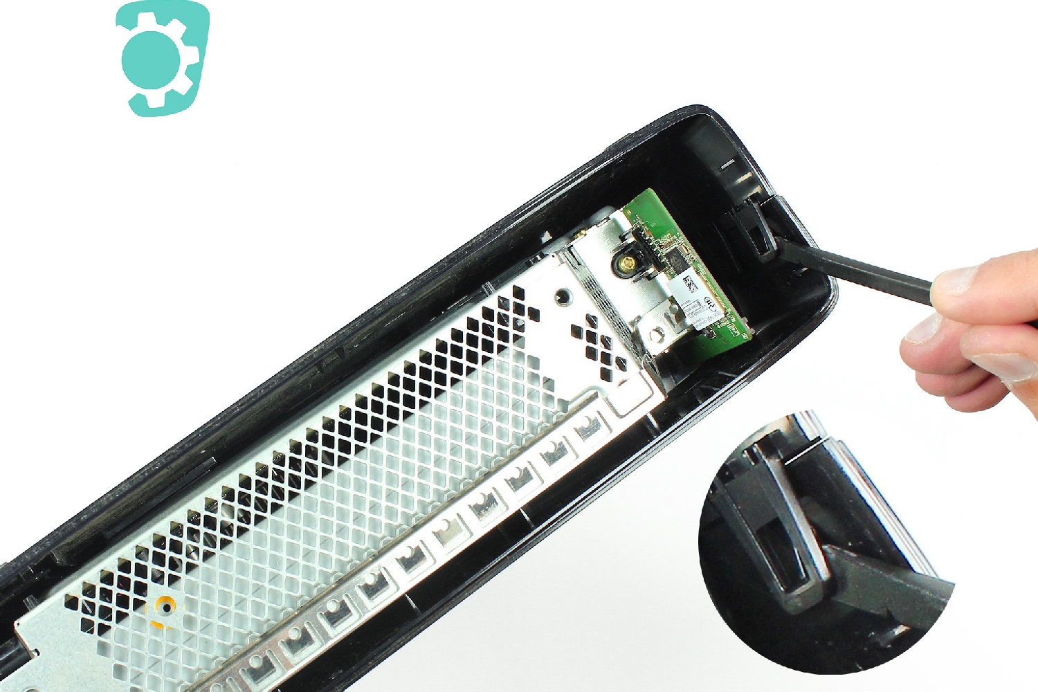 Bloc optique sur Xbox 360 Slim photo 2