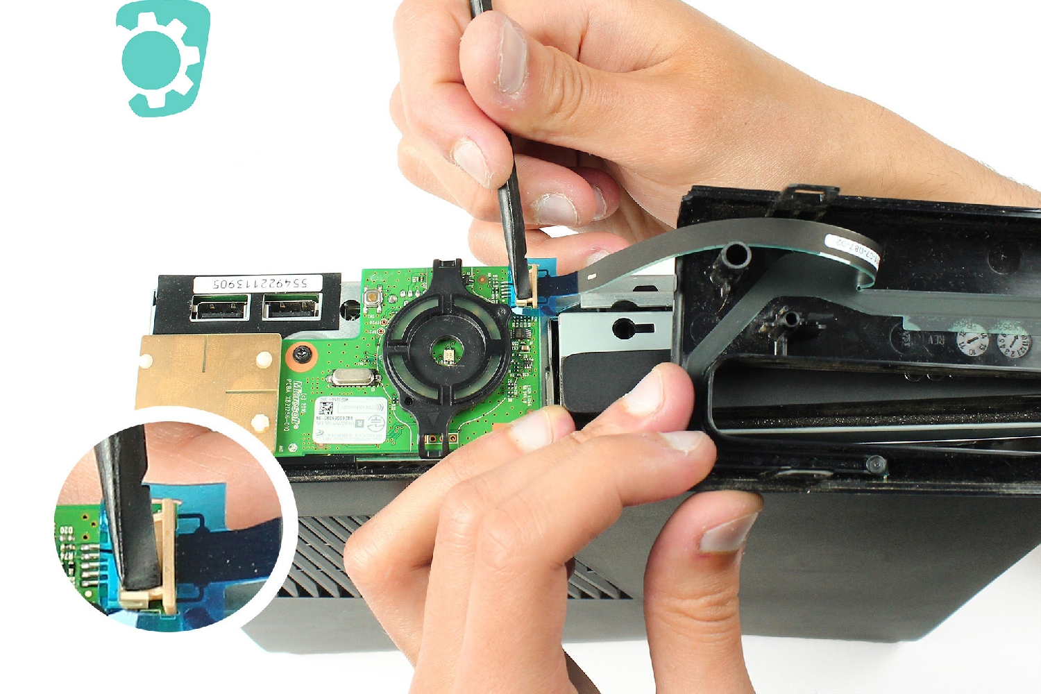 Bloc optique sur Xbox 360 Slim photo 2