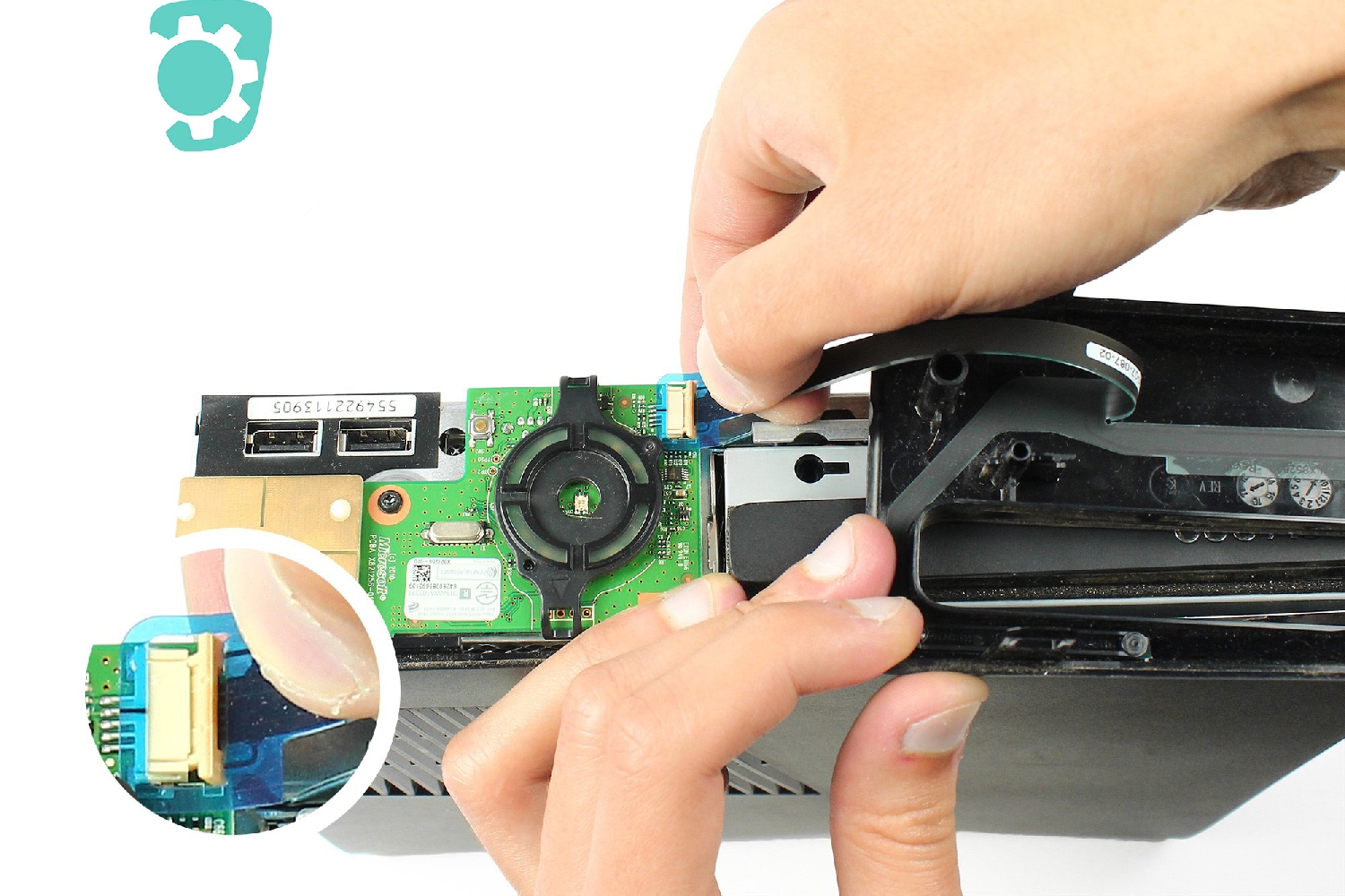 Bloc optique sur Xbox 360 Slim photo 3