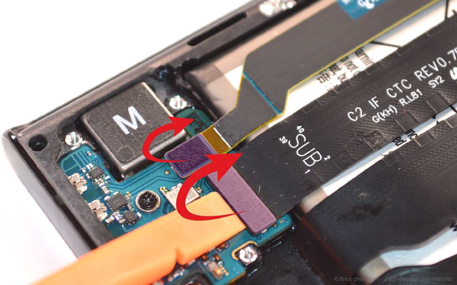 Comment changer le connecteur de charge sur Galaxy Note 20 Ultra 5G photo 1