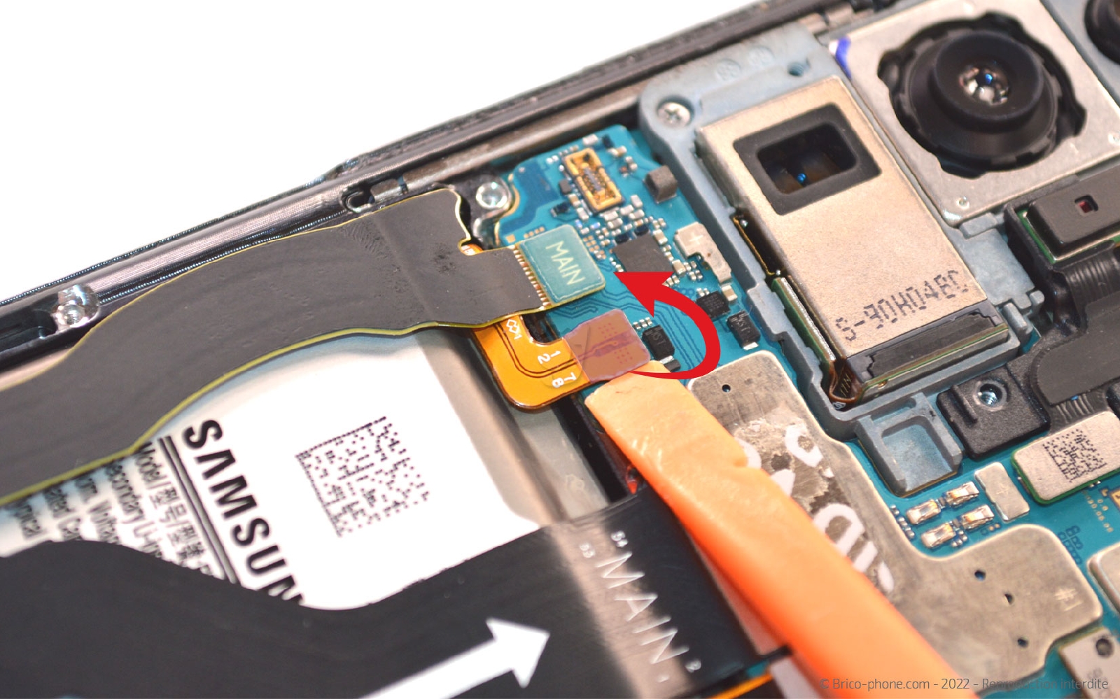 Comment changer le connecteur de charge sur Galaxy Note 20 Ultra 5G photo 1