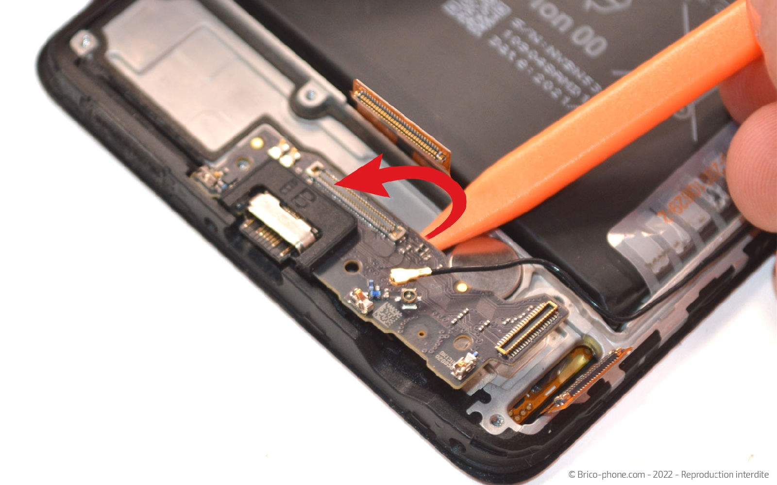 Comment remplacer le connecteur de charge sur Redmi Note 10 Pro photo 3