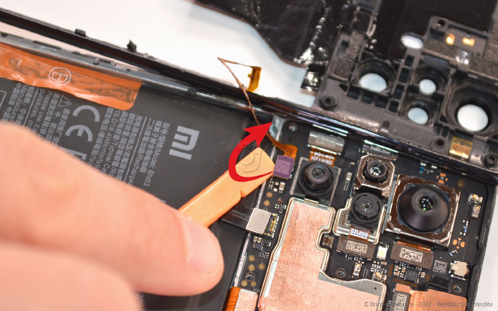 Comment remplacer le connecteur de charge sur Redmi Note 10 Pro photo 2