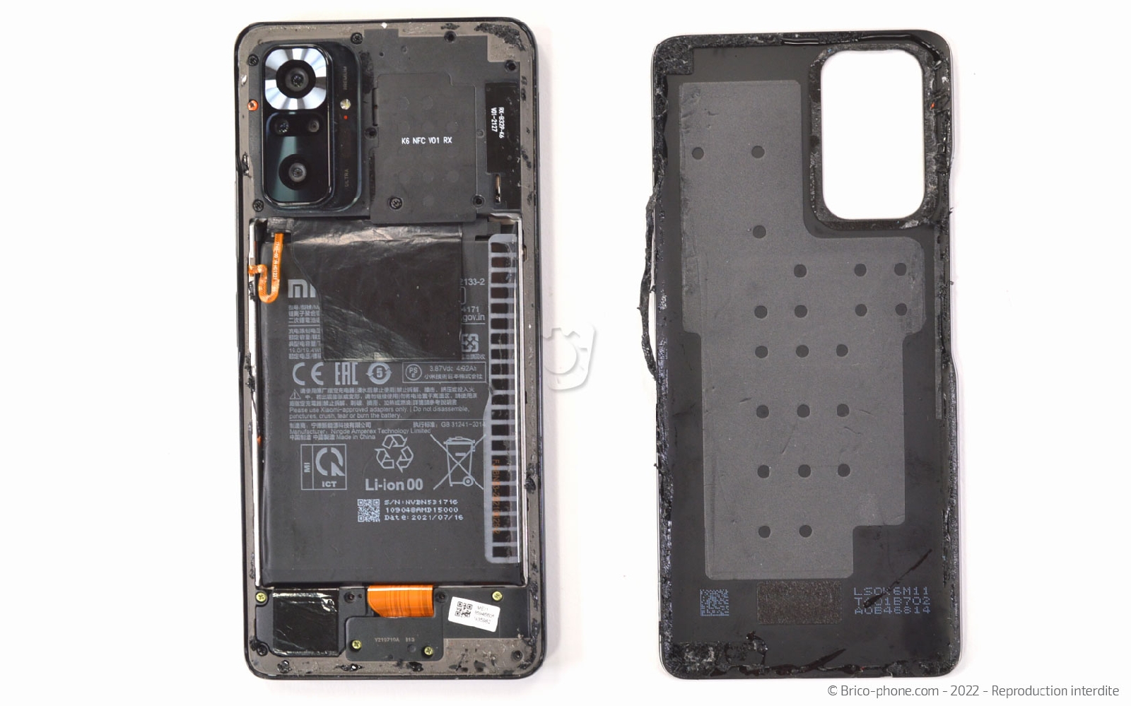 Comment remplacer le connecteur de charge sur Redmi Note 10 Pro photo 3