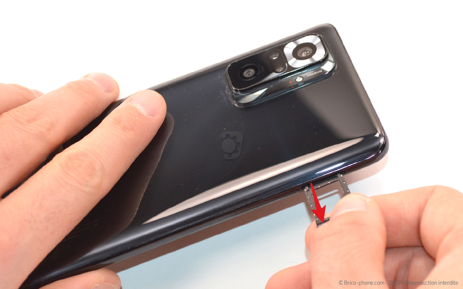 Comment changer la vitre arrière sur Redmi Note 10 Pro photo 2