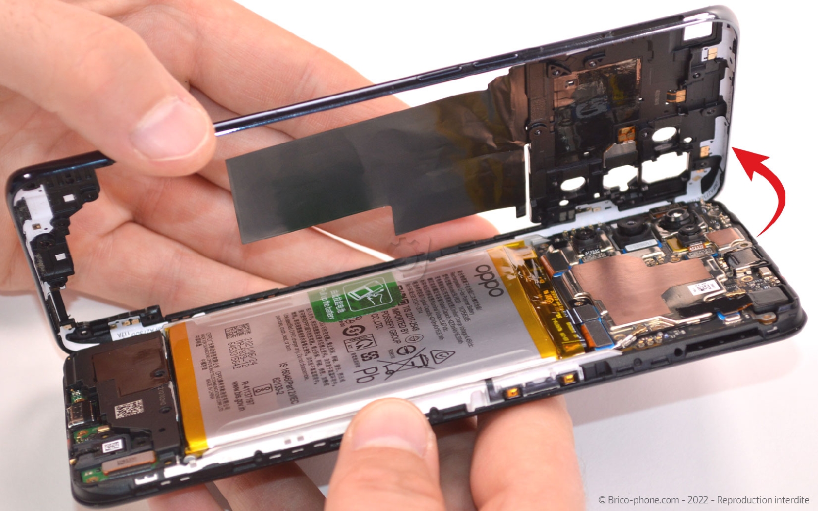 Comment changer l'écran (vitre + LCD) sur A94 5G photo 2