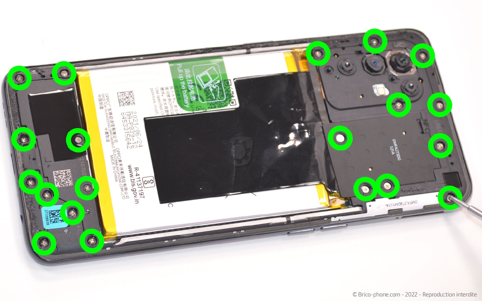 Comment changer l'écran (vitre + LCD) sur A94 5G photo 1