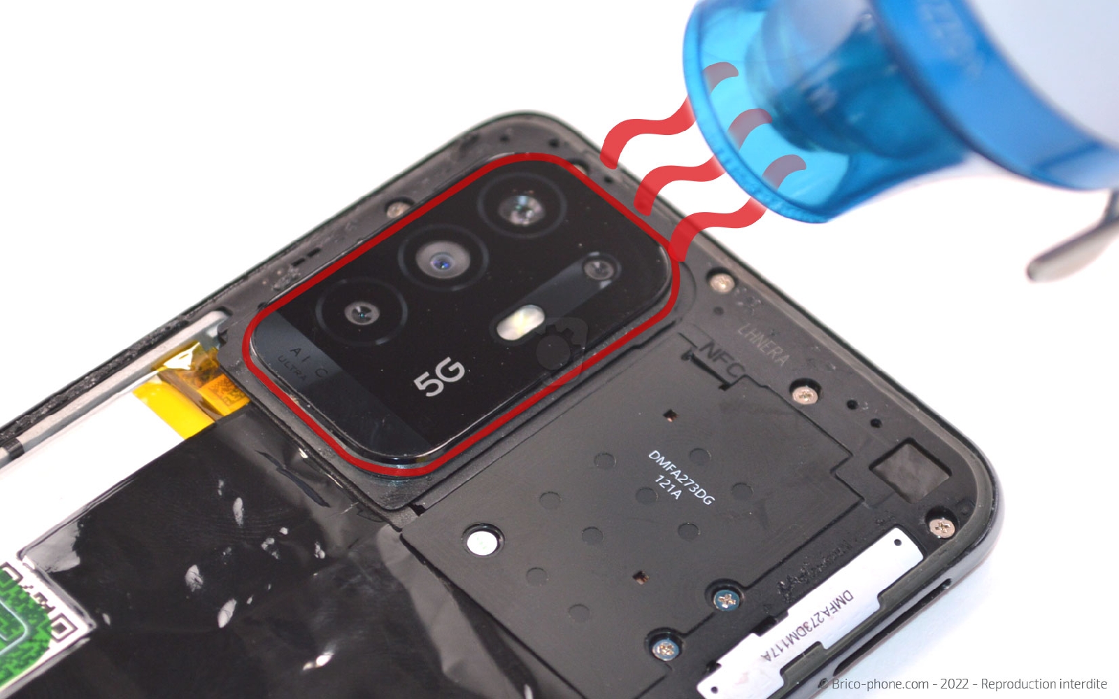 Comment changer l'écran (vitre + LCD) sur A94 5G photo 1