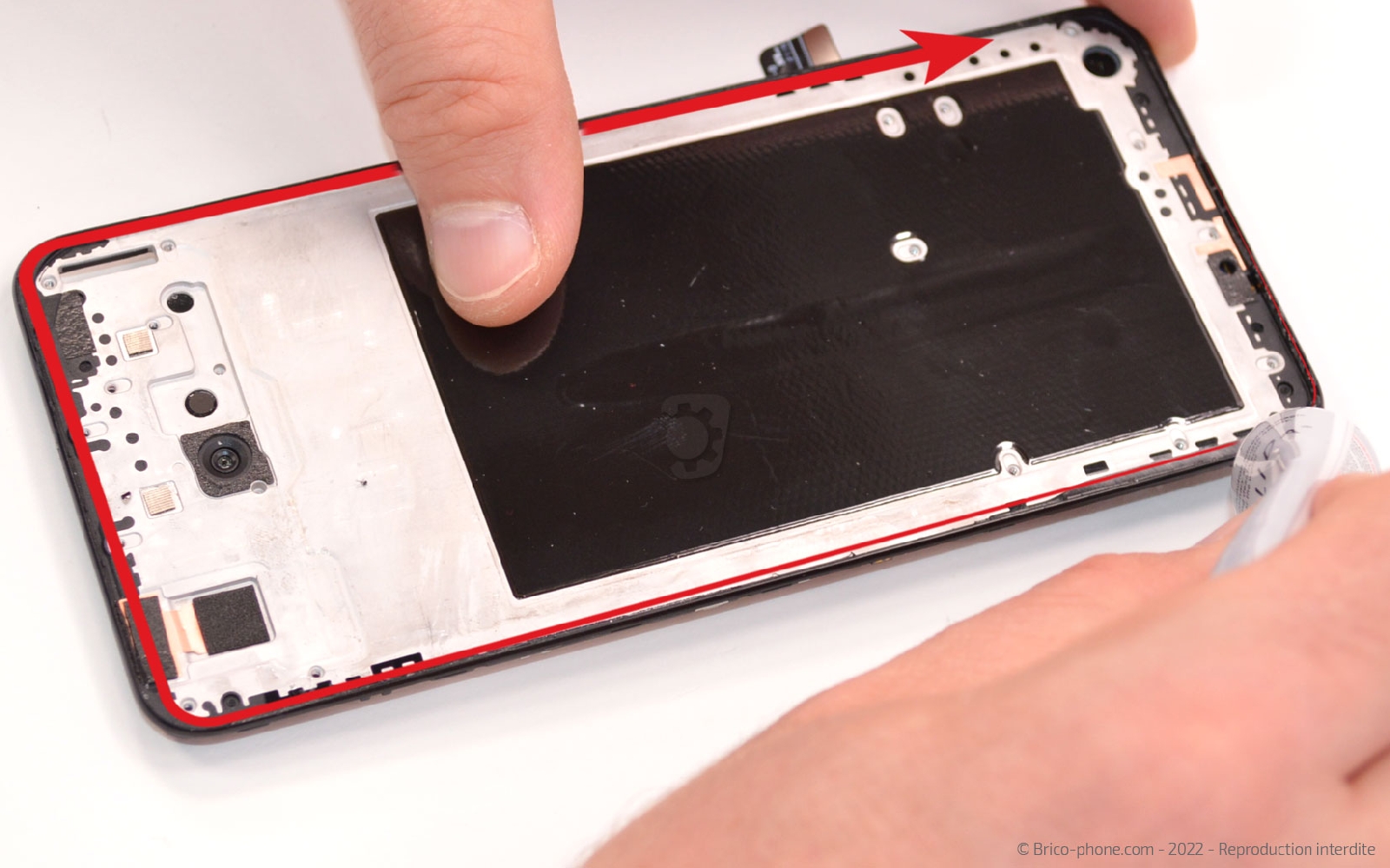 Comment changer l'écran (vitre + LCD) sur A94 5G photo 2