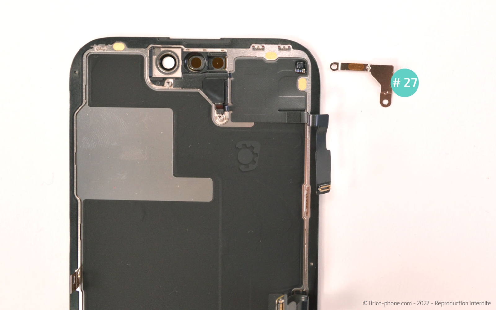 Comment remplacer l'écran  sur iPhone 14 Pro photo 3