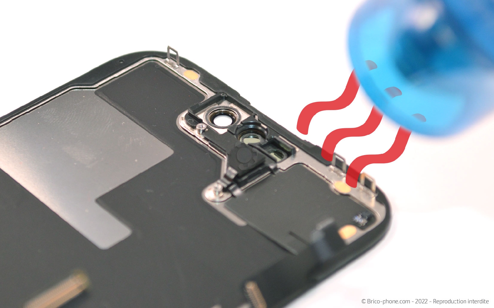 Comment remplacer l'écran  sur iPhone 14 Pro photo 4