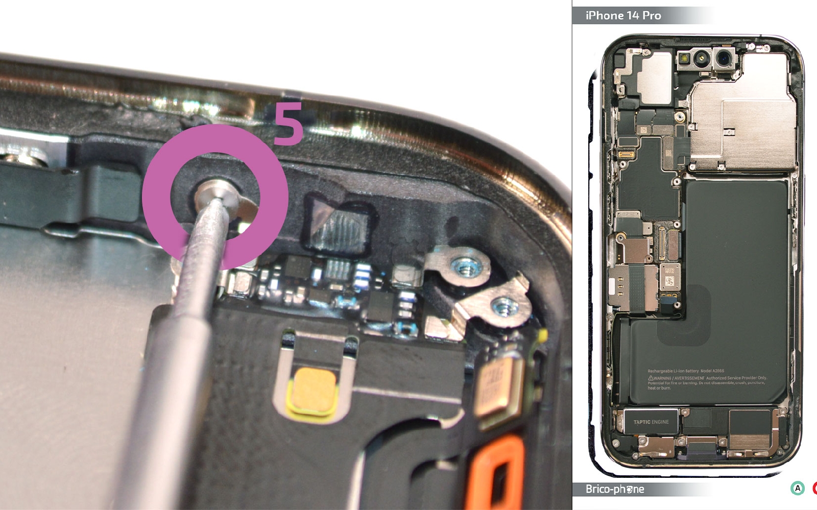  Comment changer le connecteur de charge sur iPhone 14 Pro photo 1
