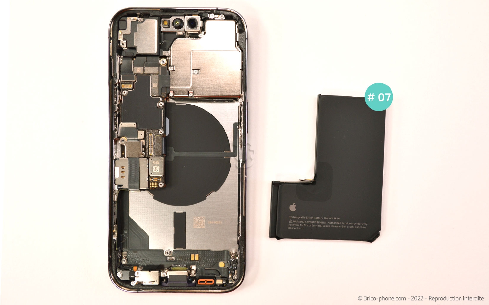  Comment changer le connecteur de charge sur iPhone 14 Pro photo 4