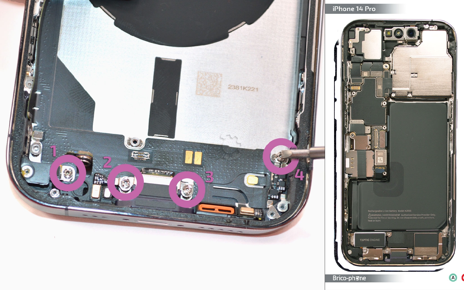  Comment changer le connecteur de charge sur iPhone 14 Pro photo 1