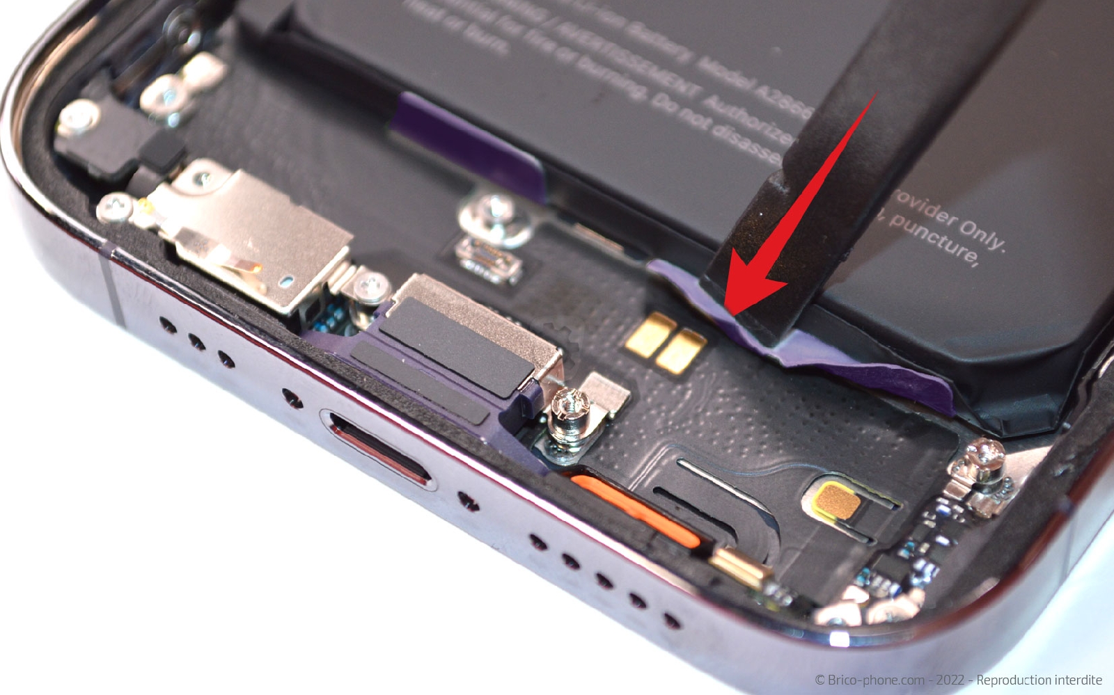  Comment changer le connecteur de charge sur iPhone 14 Pro photo 1