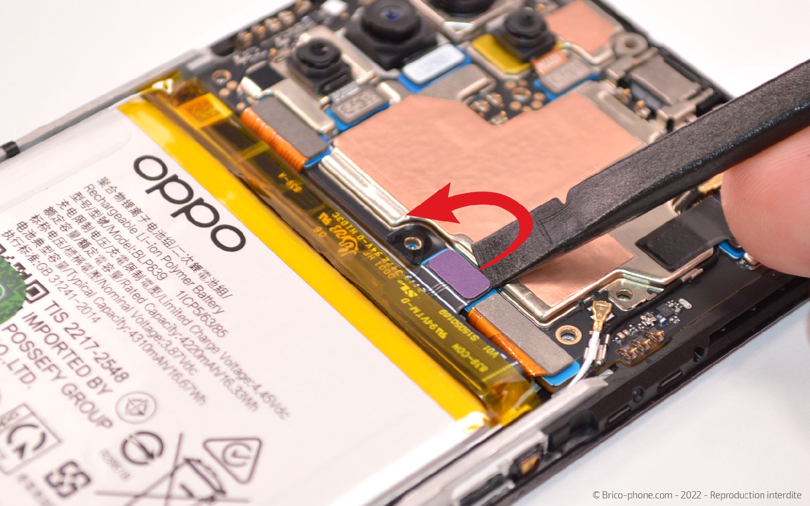 Comment remplacer le connecteur de charge sur A94 5G photo 1