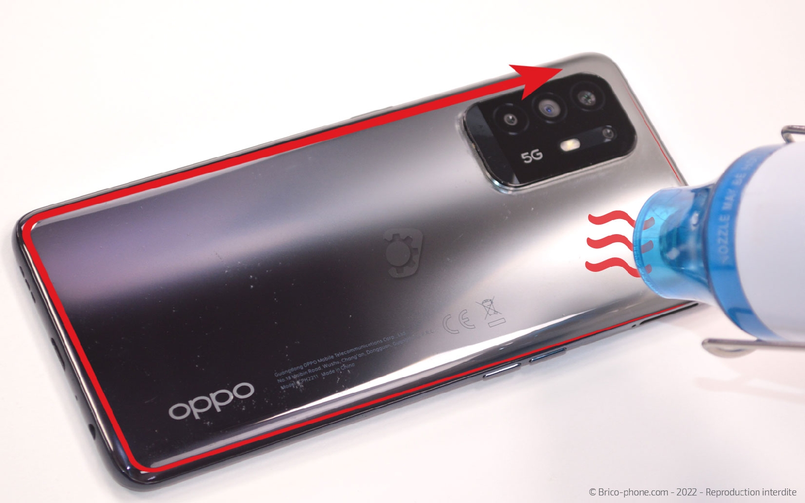 Comment changer la vitre arrière sur A94 5G photo 2